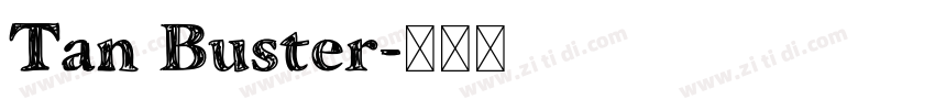 Tan Buster字体转换